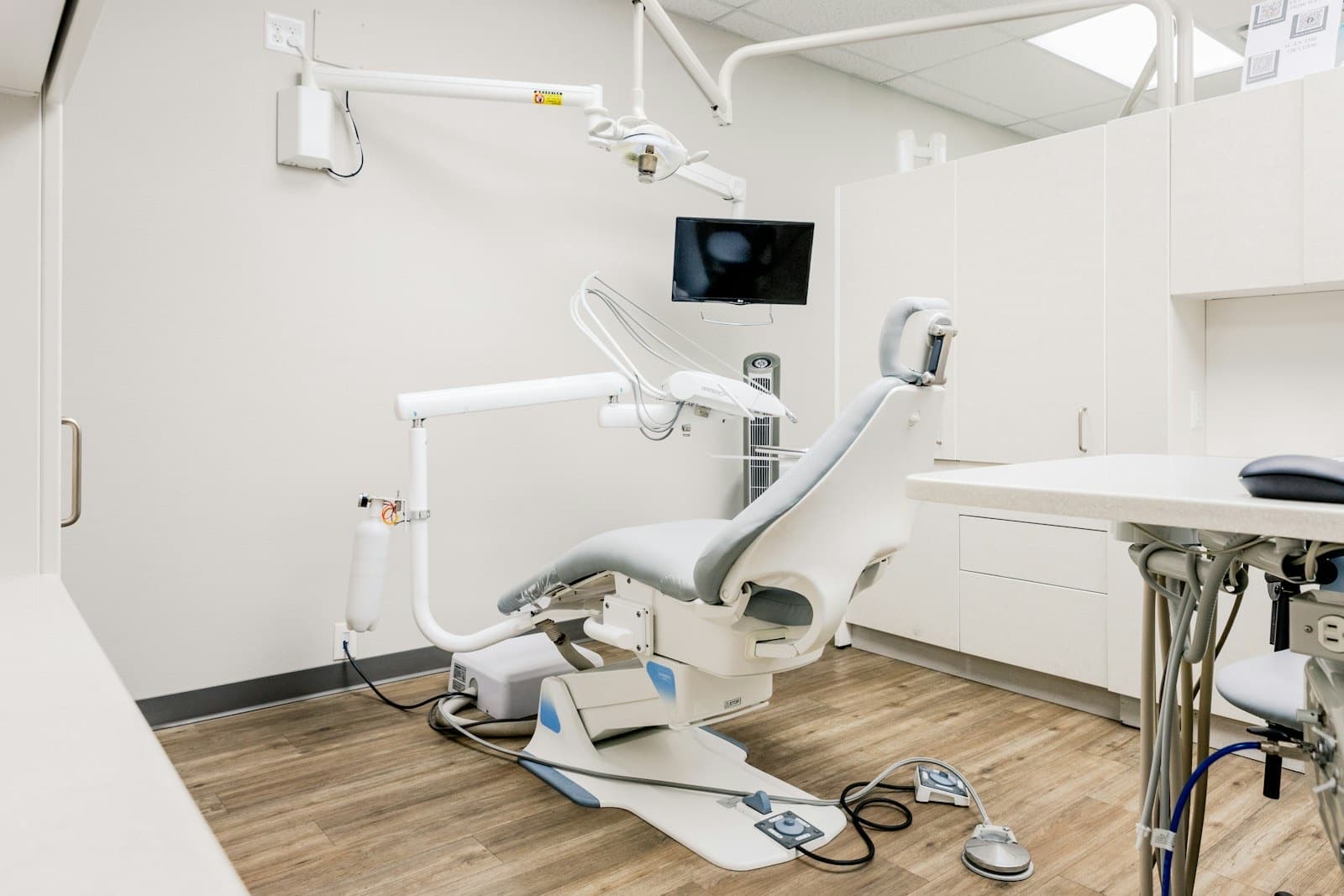 Een behandelkamer in de kliniek